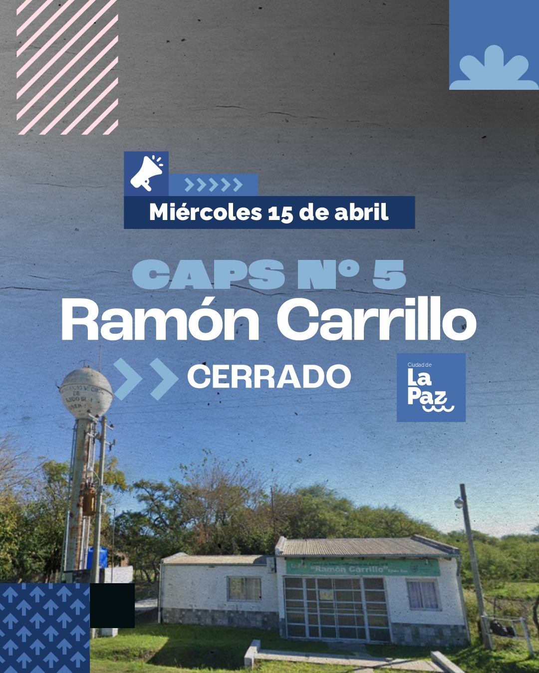 Por anegamiento, el CAPS Ramón Carrillo suspendió la atención